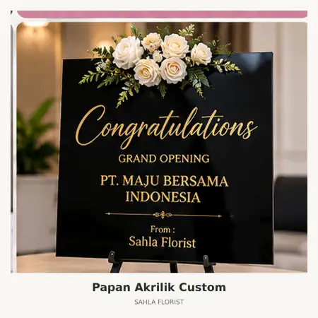 Papan Bunga Akrilik Hulu Sungai Utara